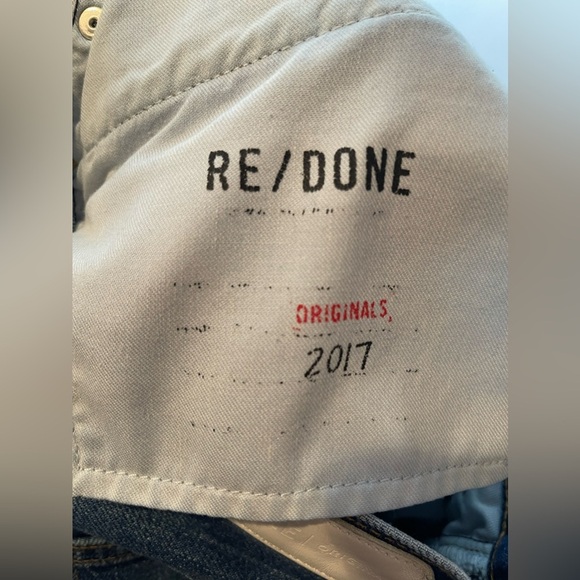 RE/DONE Jeans Women’s Size 26 Originals Straight Leg Ankle Fray - Picture 10 of 11